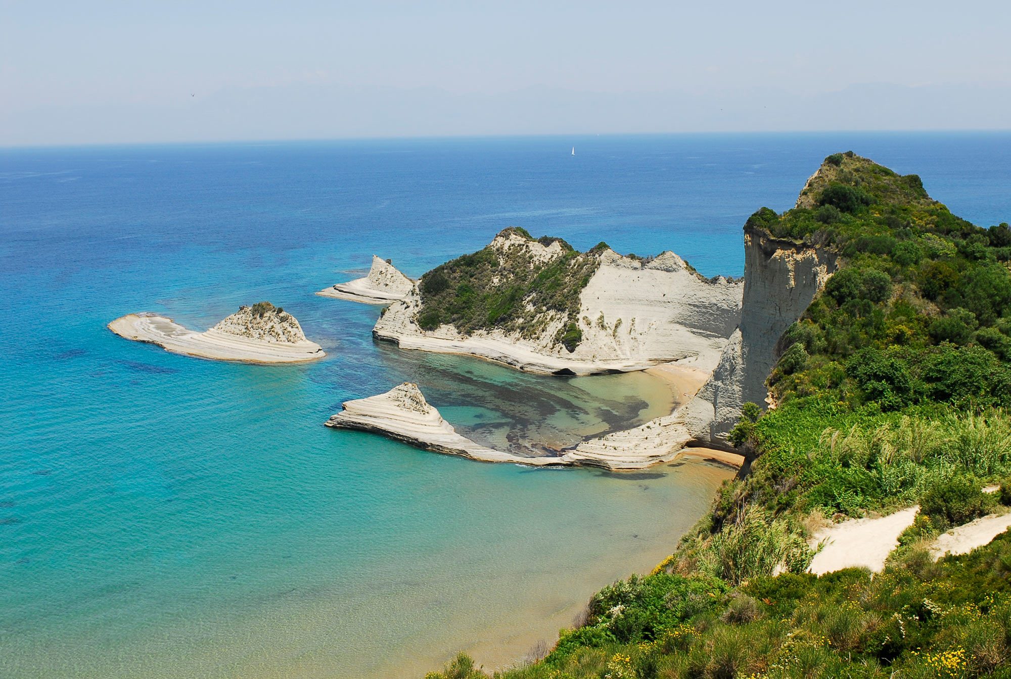 Ακρωτήρι Δράστης, Βόρεια Κέρκυρα
